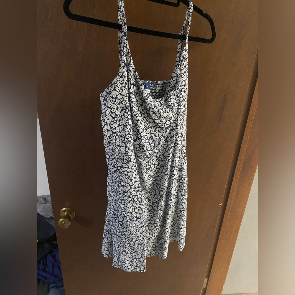 Fit & Flare Cami Mini Dress - Blue Floral (Old Navy)